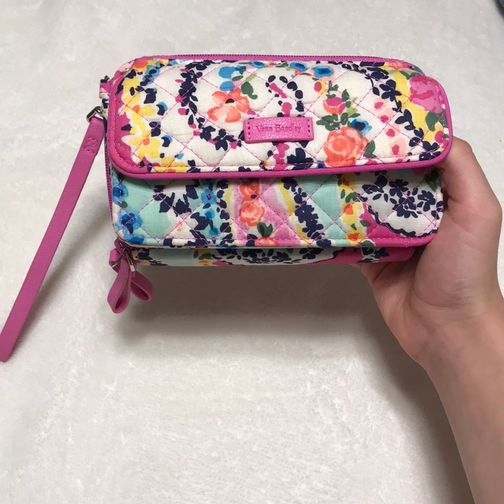 Vera Bradley floral print wallet.